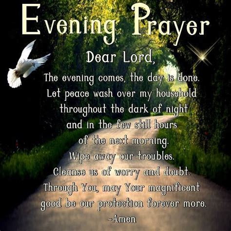 what time is evening prayer.